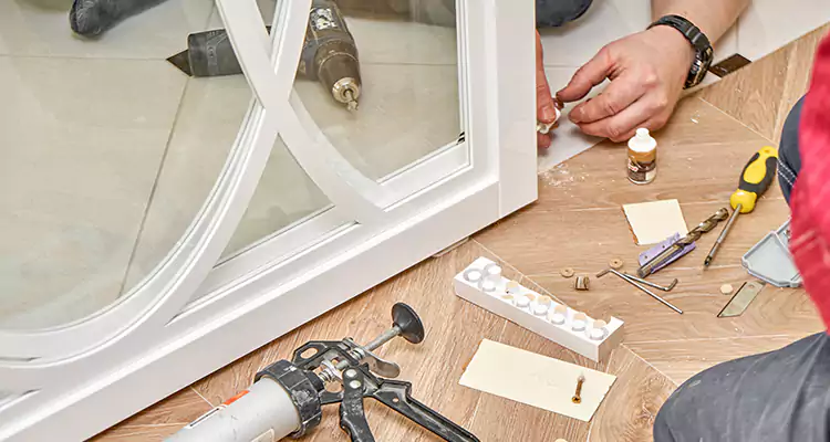 Interior Patio Door Casing Repair in Maitland, FL